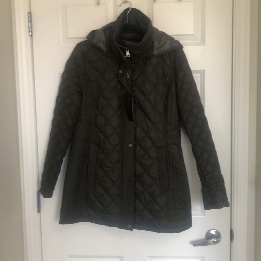 NWT Olive Green Marc New York Quilted Coat